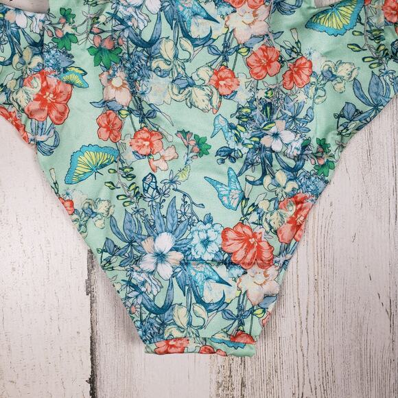 NWT Victoria's Secret Wrap High-Waist Cheeky Bikini Bottom Women's Size Large - Picture 8 of 14